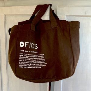 Original Wear FIGS black large tote!  NWOT.